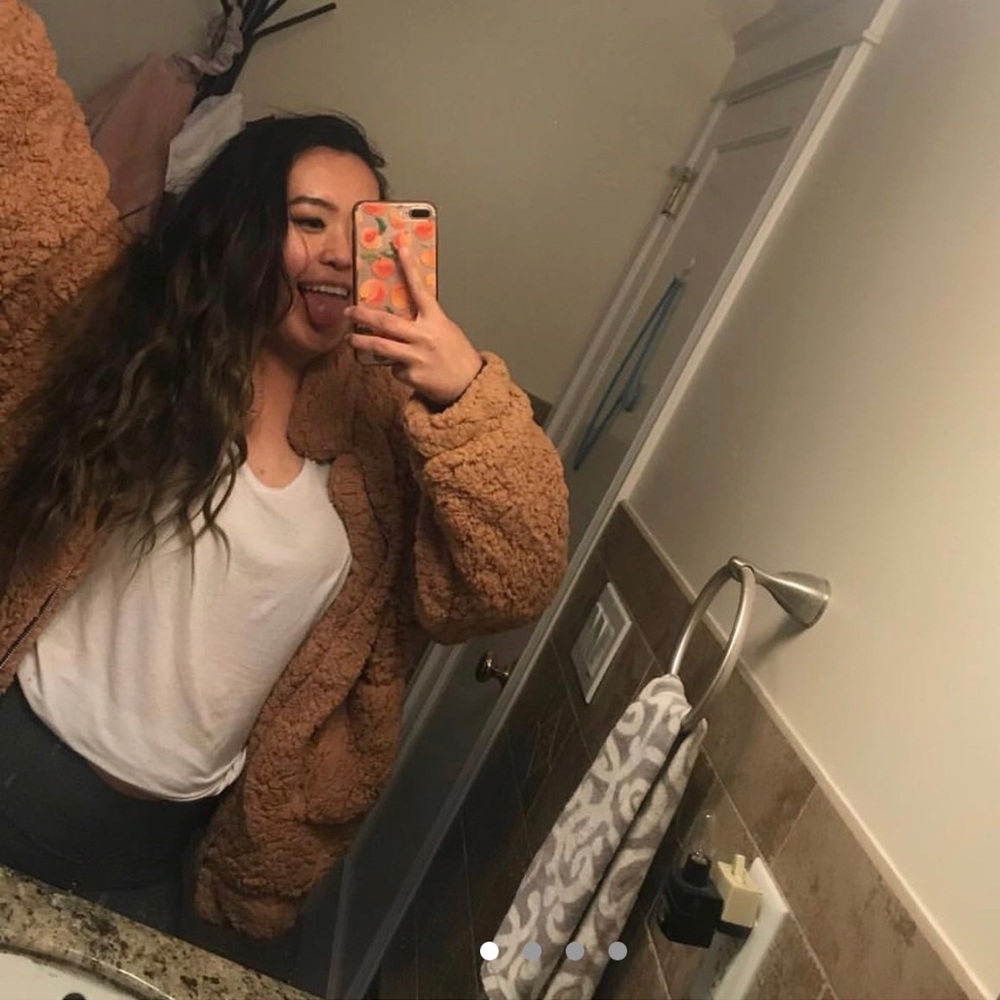 Fuzzy Brown Coat!